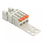 Wtyk 1-przewodowy dźwignia Push-in CAGE CLAMP®