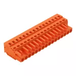 1-przewodowe gniazdo CAGE CLAMP®, pomarańczowa 231-316/026-000