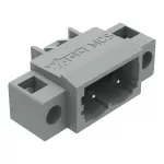 Wtyk THT Pin lutowniczy 1,0 x 1,0 mm konstrukcja kątowa, szary 231-432/040-000