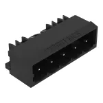 Wtyk THR Pin lutowniczy 1,0 x 1,0 mm konstrukcja kątowa, czarny 231-435/001-000/105-604