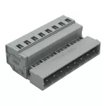 Wtyk 1-przewodowy CAGE CLAMP®, szary 231-608