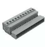 Wtyk 1-przewodowy CAGE CLAMP®, szary 231-611