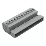 Wtyk 1-przewodowy CAGE CLAMP®, szary 231-612