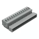 Wtyk 1-przewodowy CAGE CLAMP®, szary 231-613