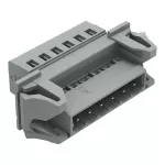 Wtyk 1-przewodowy CAGE CLAMP®, szary 231-606/114-000