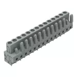 Gniazdo THT Pin lutowniczy 0,6 x 1,0 mm konstrukcja prosta, szare 232-144