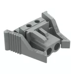 Gniazdo THT Pin lutowniczy 0,6 x 1,0 mm konstrukcja kątowa, szare 232-232/039-000