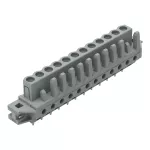 Gniazdo THT Pin lutowniczy 0,6 x 1,0 mm konstrukcja prosta, szare 232-142/031-000