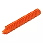 Gniazdo THT Pin lutowniczy 0,6 x 1,0 mm konstrukcja prosta, pomarańczowa 232-182/031-000