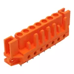 Gniazdo THT Pin lutowniczy 0,6 x 1,0 mm konstrukcja prosta, pomarańczowa 232-167/047-000