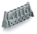 Gniazdo THT Pin lutowniczy 0,6 x 1,0 mm konstrukcja prosta, szare 232-743/039-000