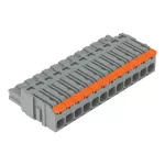 Gniazdo 1-przewodowe dźwignia Push-in CAGE CLAMP®