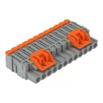 Gniazdo 1-przewodowe dźwignia Push-in CAGE CLAMP®, szary