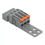 Wtyk 1-przewodowy dźwignia Push-in CAGE CLAMP®