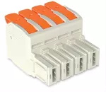 1-przewodowe gniazdo dźwignia Push-in CAGE CLAMP®, jasnoszary 832-1104/000-9037