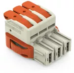 1-przewodowe gniazdo dźwignia Push-in CAGE CLAMP®, jasnoszary 832-1103/037-9037