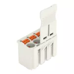 1-przewodowe gniazdo przycisk Push-in CAGE CLAMP®, jasnoszary 2092-1110