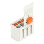 1-przewodowe gniazdo przycisk Push-in CAGE CLAMP®, jasnoszary 2092-1104/002-000