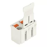 1-przewodowe gniazdo przycisk Push-in CAGE CLAMP®, jasnoszary 2092-3104