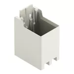 Wtyk THT pin lutowniczy Ø 1 mm konstrukcja prosta, jasnoszary 2091-1403