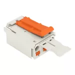 Wtyk 1-przewodowy Push-in CAGE CLAMP®, jasnoszary 2092-3504/002-000