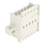 Wtyk przepustowy kołnierz mocujący, jasnoszary 2091-1636/024-000