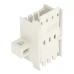 Wtyk przepustowy kołnierz mocujący, jasnoszary 2091-1638/024-000