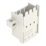 Wtyk przepustowy kołnierz mocujący, jasnoszary 2092-1632/024-000