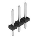 Listwa pinów lutowniczych pin lutowniczy Ø 1 mm konstrukcja prosta, czarna 2091-1703