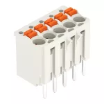 1-przewodowe gniazdo przycisk Push-in CAGE CLAMP®, jasnoszary 2091-1175