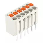 1-przewodowe gniazdo przycisk Push-in CAGE CLAMP®, jasnoszary 2091-1176