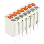 Gniazdo THT 1-przewodowe proste przycisk Push-in CAGE CLAMP®