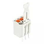 1-przewodowe gniazdo przycisk Push-in CAGE CLAMP®, jasnoszary 2091-1153