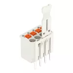 1-przewodowe gniazdo przycisk Push-in CAGE CLAMP®, jasnoszary 2091-1154