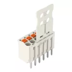 1-przewodowe gniazdo przycisk Push-in CAGE CLAMP®, jasnoszary 2091-1156