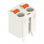 1-przewodowe gniazdo THT, proste, przycisk Push-in CAGE CLAMP®, jasnoszary 2092-3172