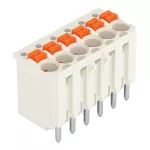 1-przewodowe gniazdo przycisk Push-in CAGE CLAMP®, jasnoszary 2091-1176/200-000