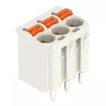 1-przewodowe gniazdo THT, proste, przycisk Push-in CAGE CLAMP®, jasnoszary 2092-1173/200-000