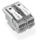 Złączka zasilająca przyciski: od strony zewn. do Linect®, biała 294-8022