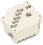 Uchwyt przewodowy część górna biały 267-435