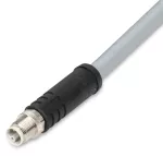 Przewód zasilający; M12L wtyk prosty; 5-bieg.; długość 5 m