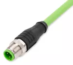 Przewód ETHERNET 4-bieg. M12 gniazdo proste 756-1201/060-200