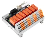 Moduł przejściowy do oprzewodowania systemowego; wielowtyki zgodnie z DIN 41651; wtyk; 10-bieg.; 8-kanałowe wyjście przekaźnikowe 704-5063