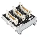 Moduł przejściowy do oprzewodowania systemowego; wielowtyki zgodnie z DIN 41651; wtyk; 20-bieg.; w podstawce montażowej 704-9014