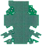 Uniwersalna płytka drukowana układ przyłączy 1/1