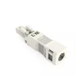 Gniazdo z obudową odciążającą przewody 2-bieg., białe 890-122