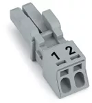 Gniazdo 2-bieg., szare 890-242