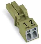 Gniazdo 2-bieg., jasnozielone 890-262