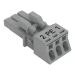 Gniazdo 3-bieg., szare 890-243/062-000