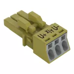 Gniazdo 3-bieg., jasnozielone 890-263/071-000